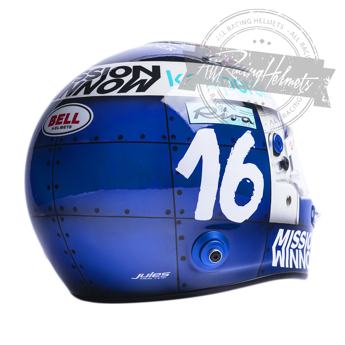 Casque Réplique F1 Charles Leclerc GP Monaco 2021 Échelle 1:1