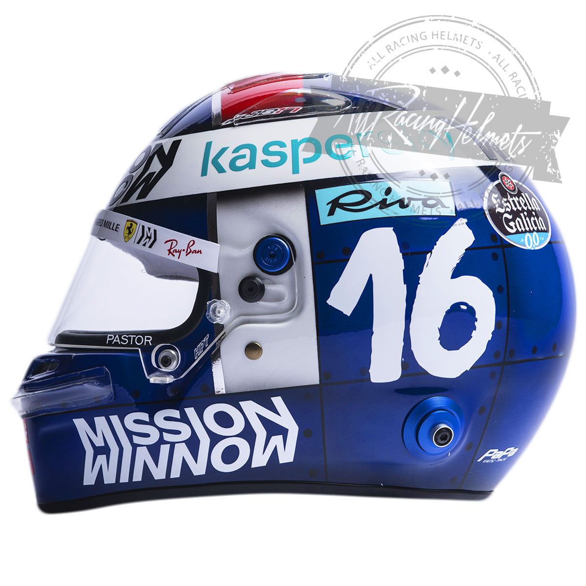Casque Réplique F1 Charles Leclerc GP Monaco 2021 Échelle 1:1