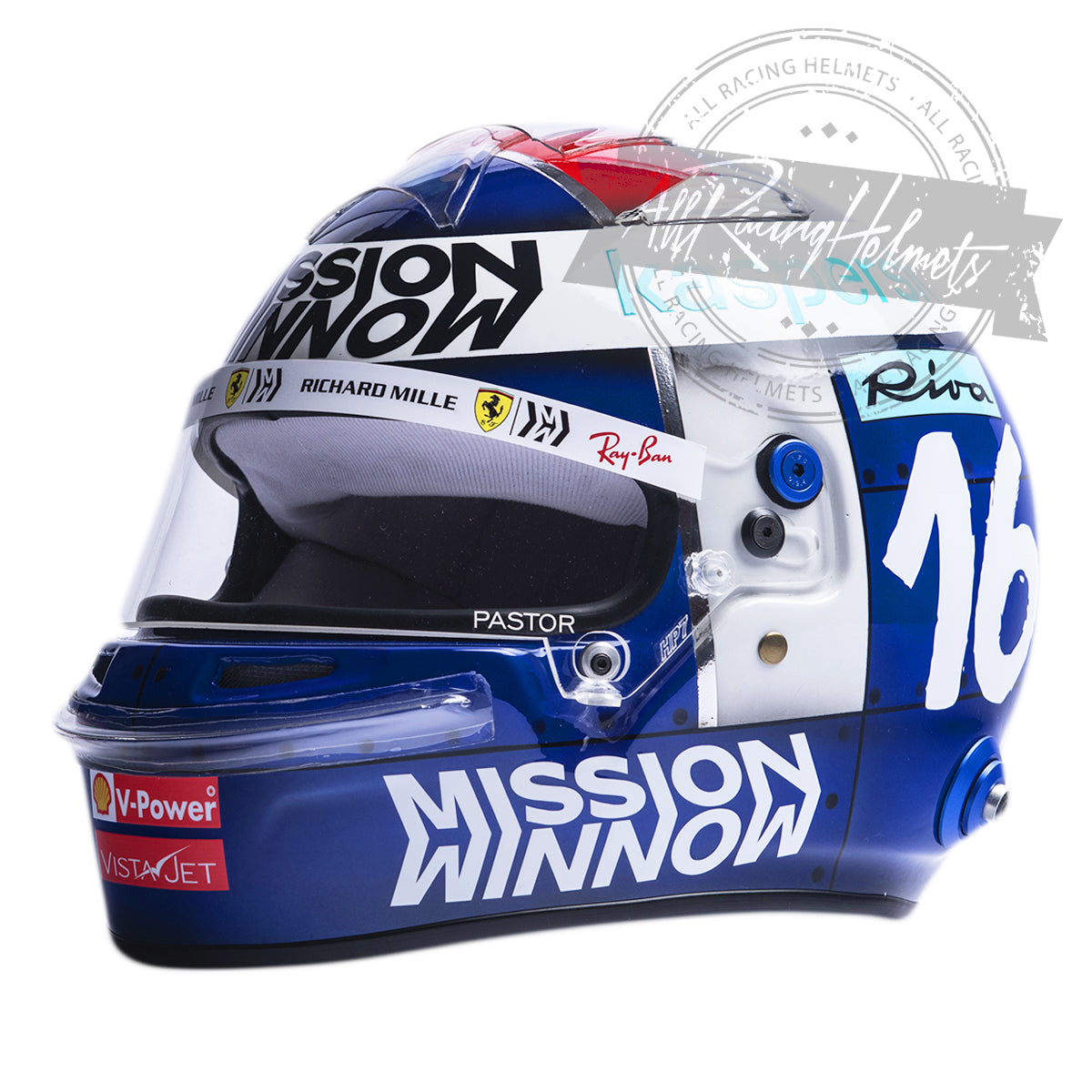 Casque Réplique F1 Charles Leclerc GP Monaco 2021 Échelle 1:1