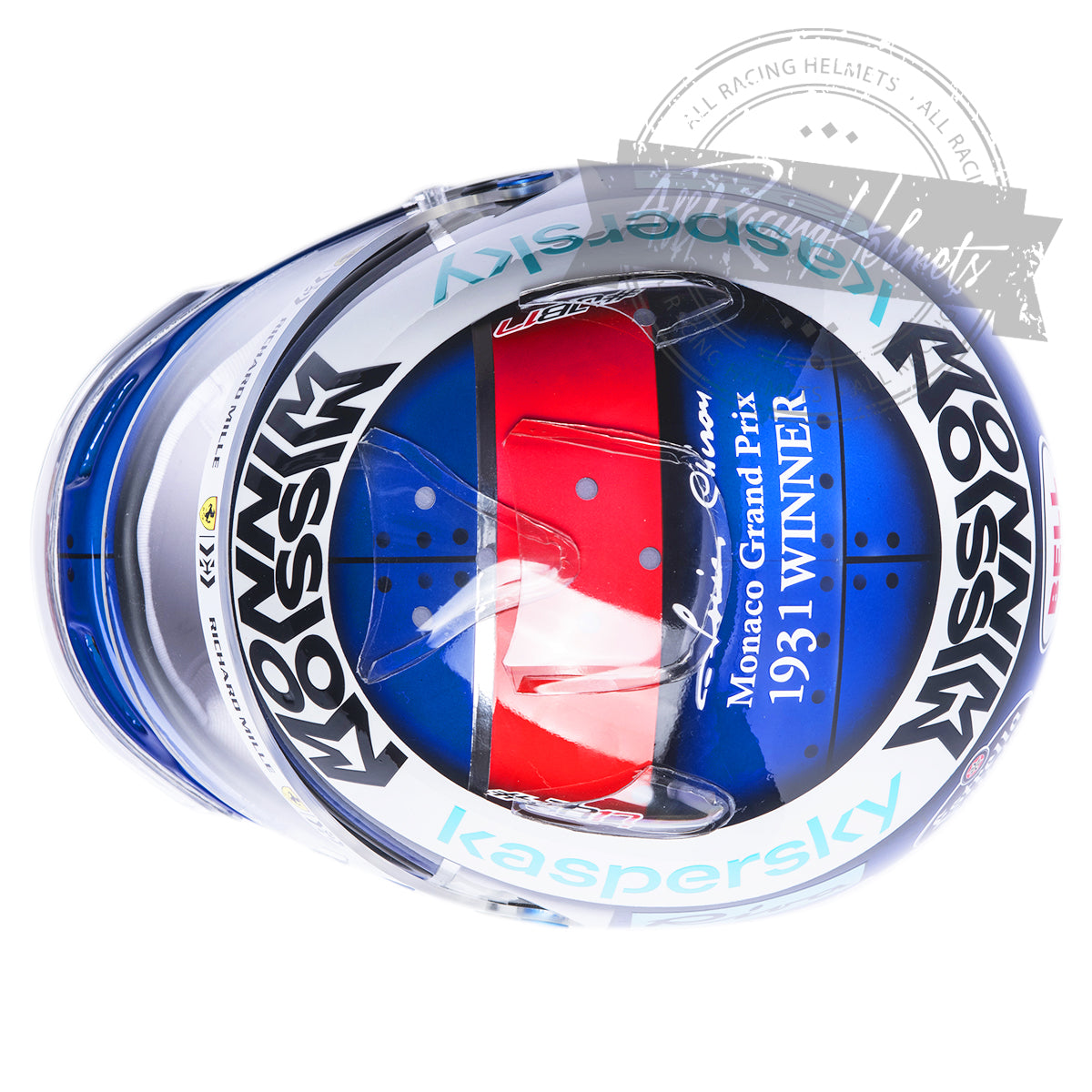 Casque Réplique F1 Charles Leclerc GP Monaco 2021 Échelle 1:1