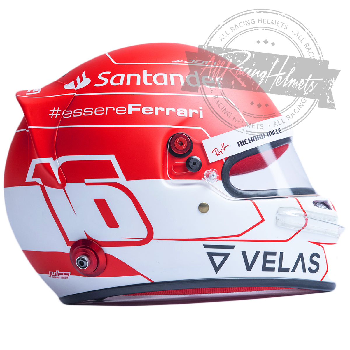 charles leclerc football helmet Charles Leclerc 2022 Monaco GP F1 Replica Helmet | Full Scale 1:1