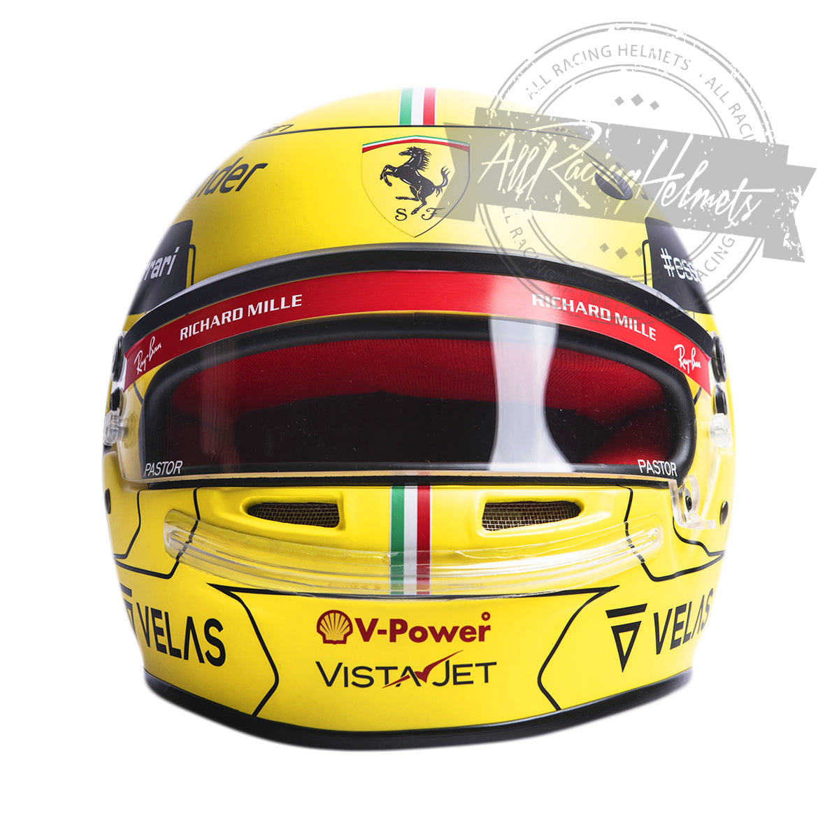 Charles Leclerc 2022 Monza GP F1 Replica Helmet 1:1 Scale