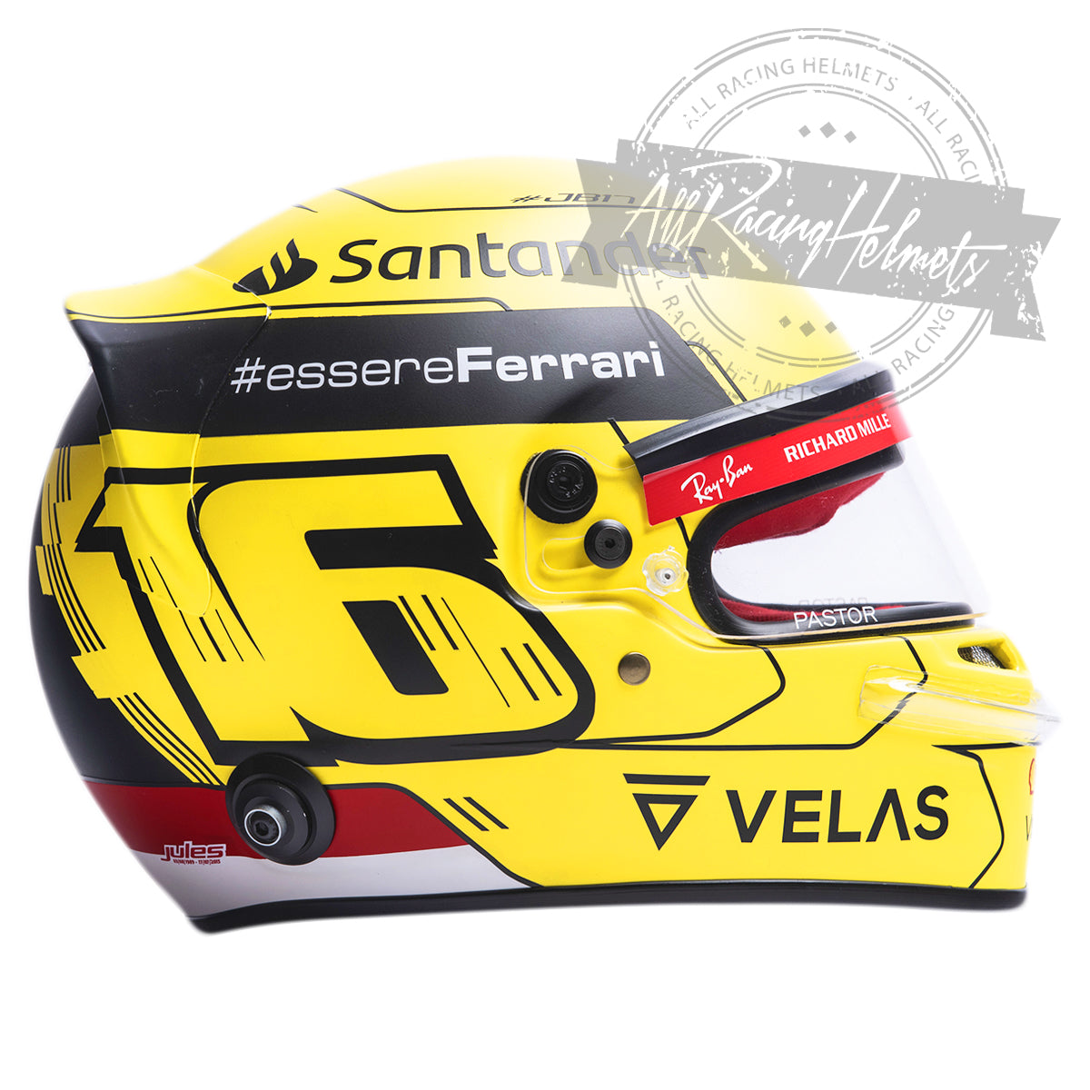 Charles Leclerc 2022 Monza GP F1 Replica Helmet 1:1 Scale