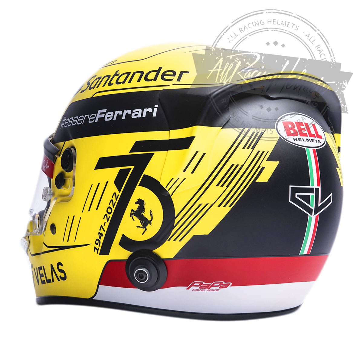 Charles Leclerc 2022 Monza GP F1 Replica Helmet 1:1 Scale