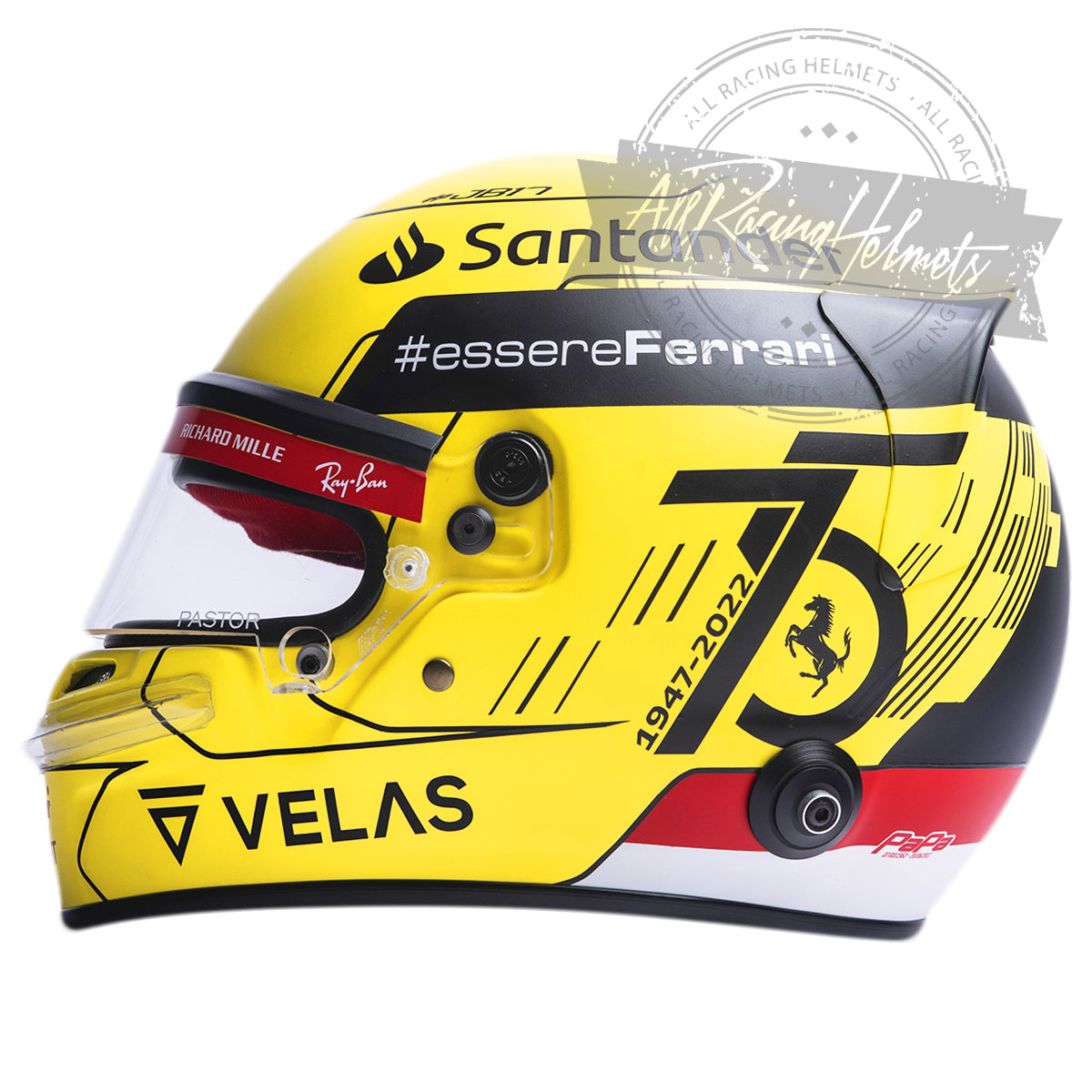 Charles Leclerc 2022 Monza GP F1 Replica Helmet 1:1 Scale