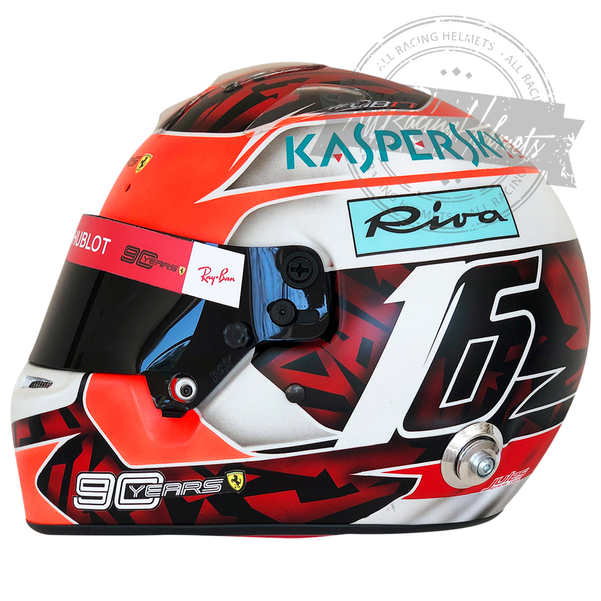 Charles Leclerc 2019 Belgium GP F1 Replica Helmet 1:1 Scale