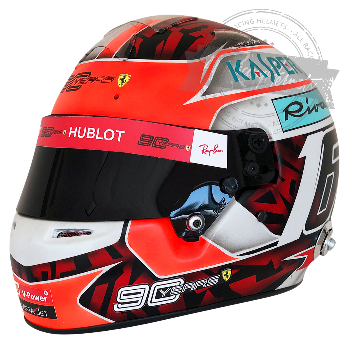 Charles Leclerc 2019 Belgium GP F1 Replica Helmet 1:1 Scale