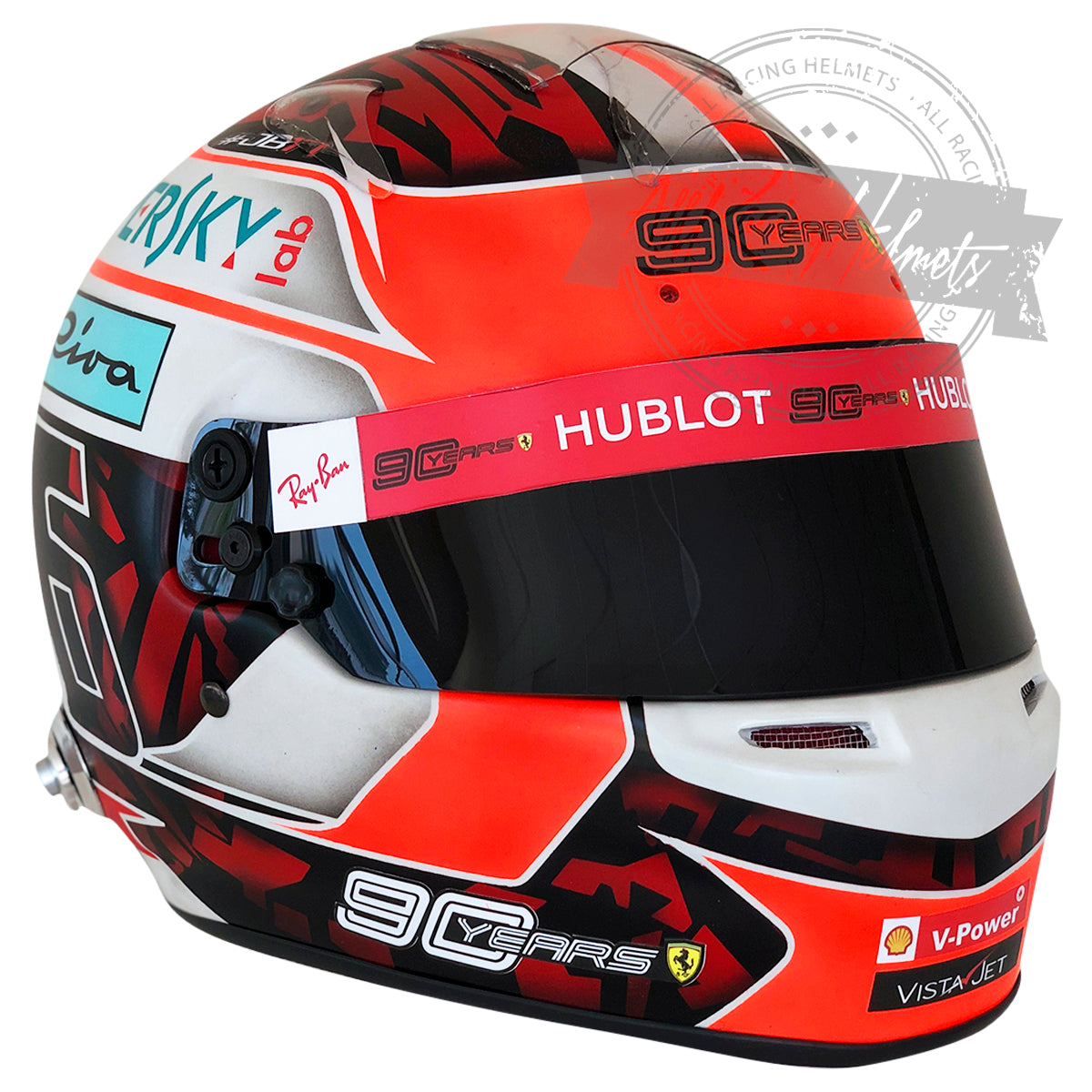 Charles Leclerc 2019 Belgium GP F1 Replica Helmet 1:1 Scale