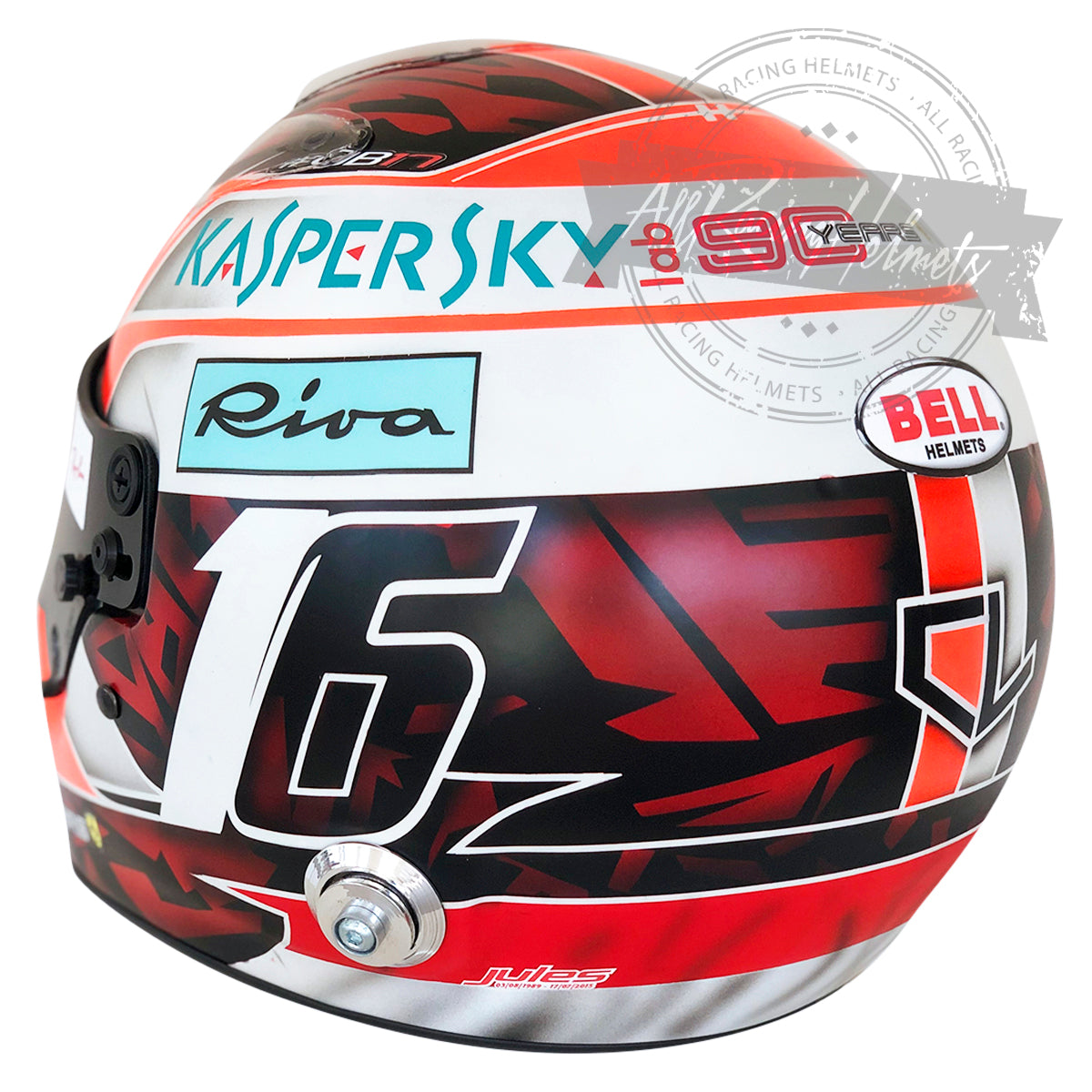 Charles Leclerc 2019 Belgium GP F1 Replica Helmet 1:1 Scale