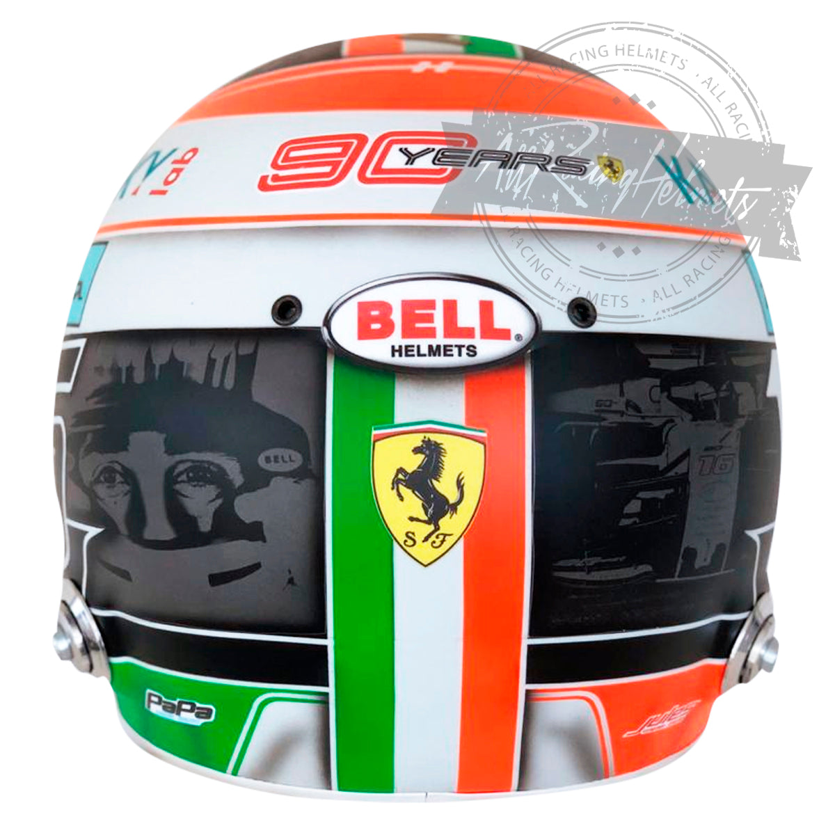 Charles Leclerc 2019 Monza GP F1 Replica Helmet 1:1 Scale