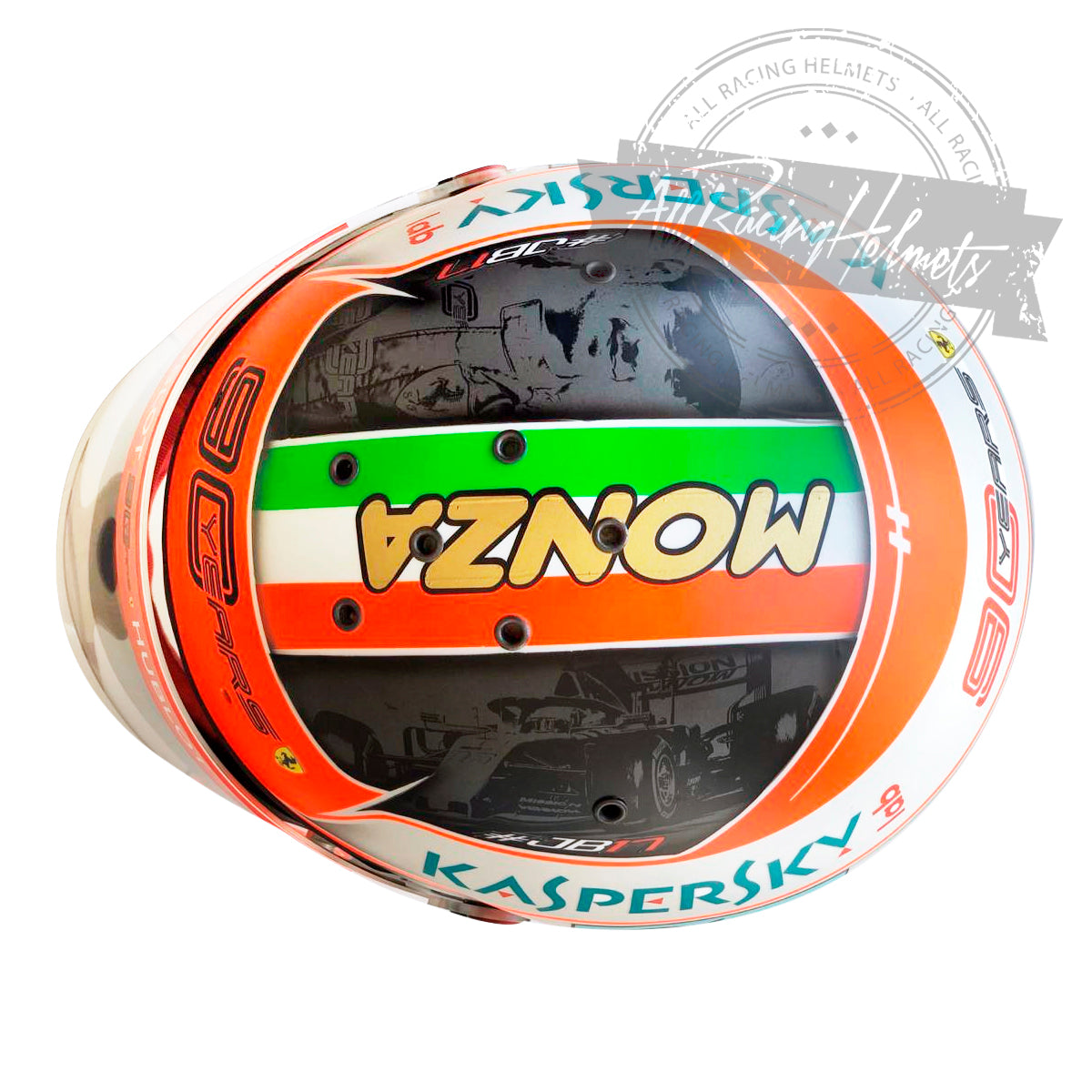 Charles Leclerc 2019 Monza GP F1 Replica Helmet 1:1 Scale