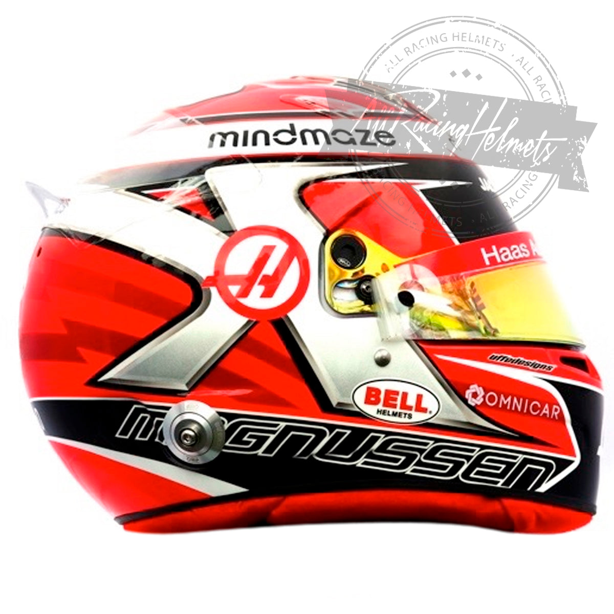 Casco réplica 1:1 de Kevin Magnussen F1 2020