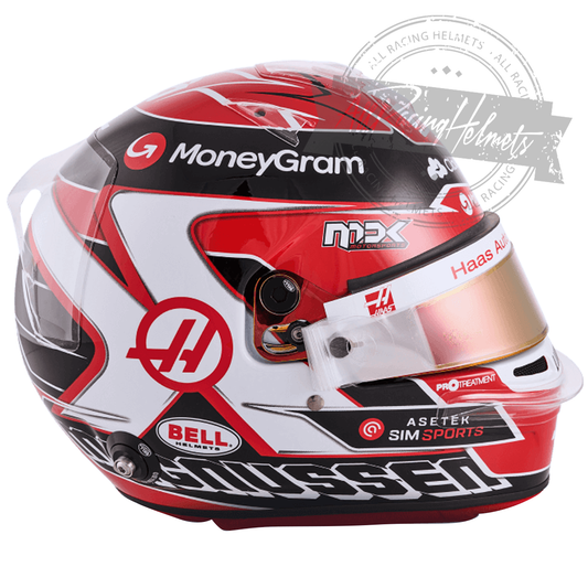Casque Réplique Kevin Magnussen F1 2023 Échelle 1:1