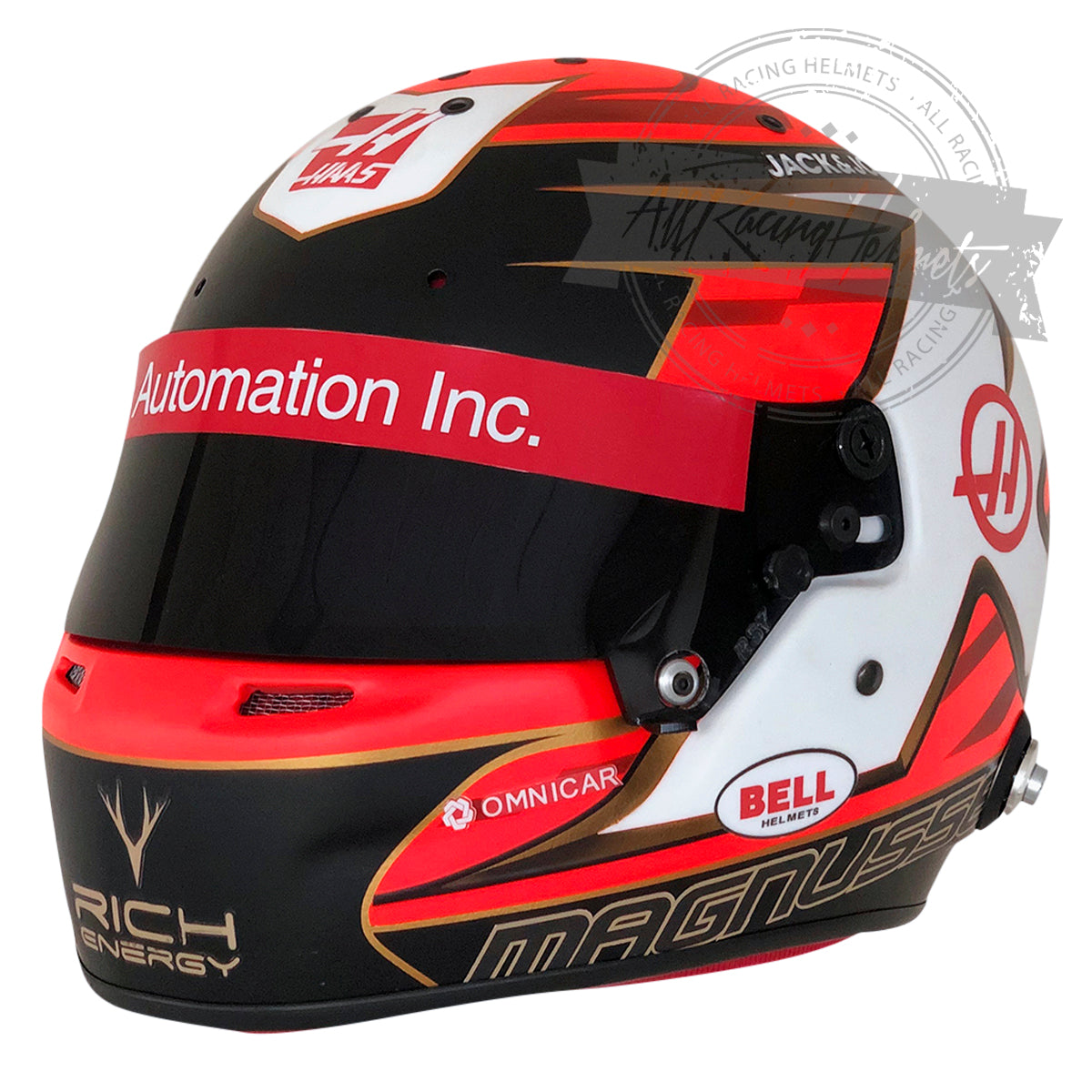 Kevin Magnussen 2019 "Black Edition" F1 Replica Helmet 1:1 Scale