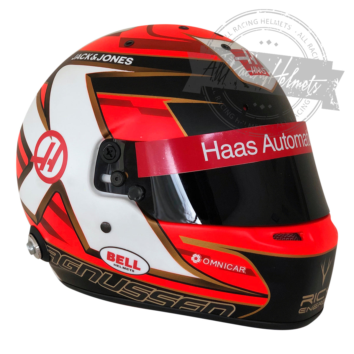 Kevin Magnussen 2019 "Black Edition" F1 Replica Helmet 1:1 Scale
