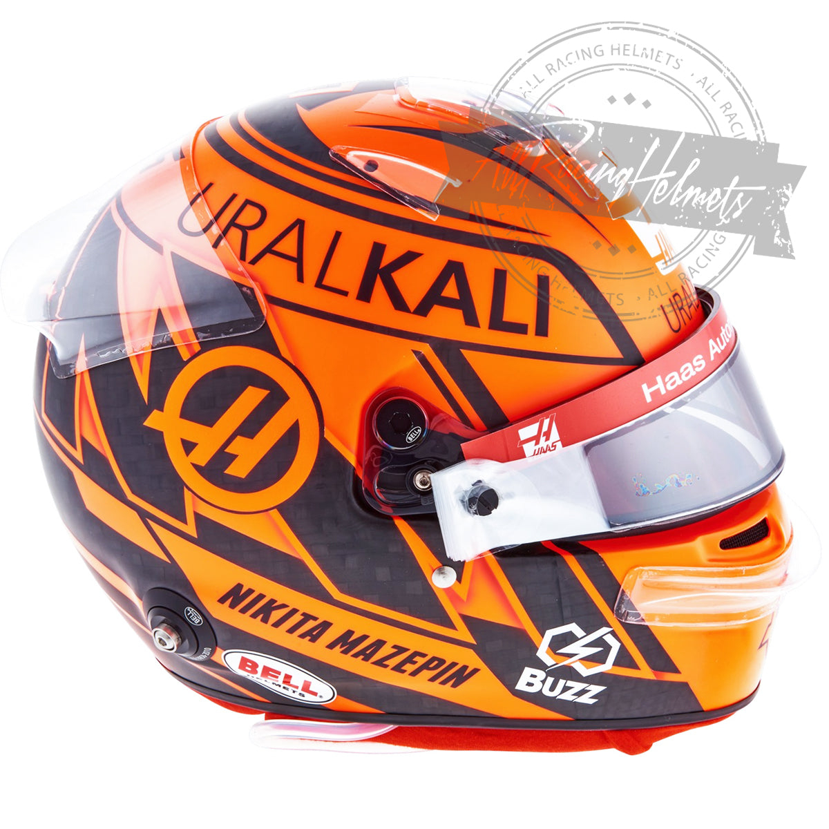 Nikita Mazepin 2021 F1 Replica Helmet 1:1 Scale