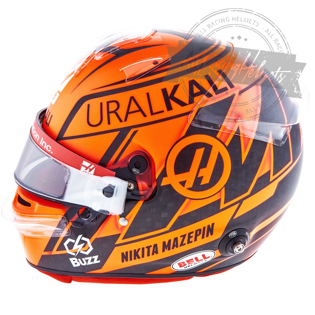 Nikita Mazepin 2021 F1 Replica Helmet 1:1 Scale
