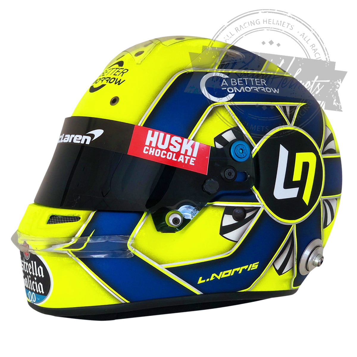 Casque réplique Lando Norris 2020 F1 échelle 1:1