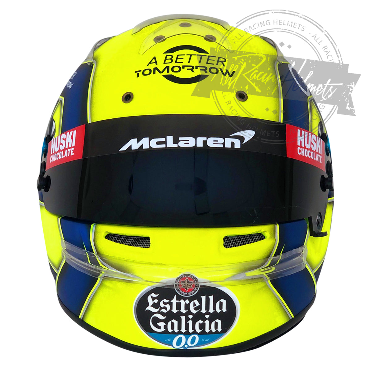 Casque réplique Lando Norris 2020 F1 échelle 1:1