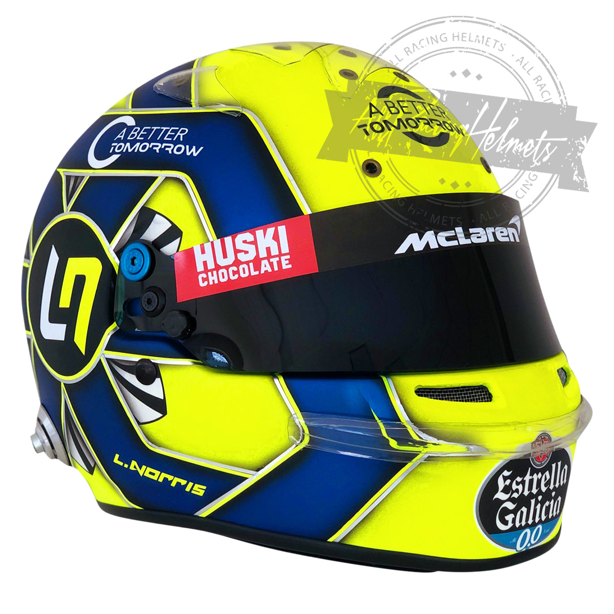 Casque réplique Lando Norris 2020 F1 échelle 1:1
