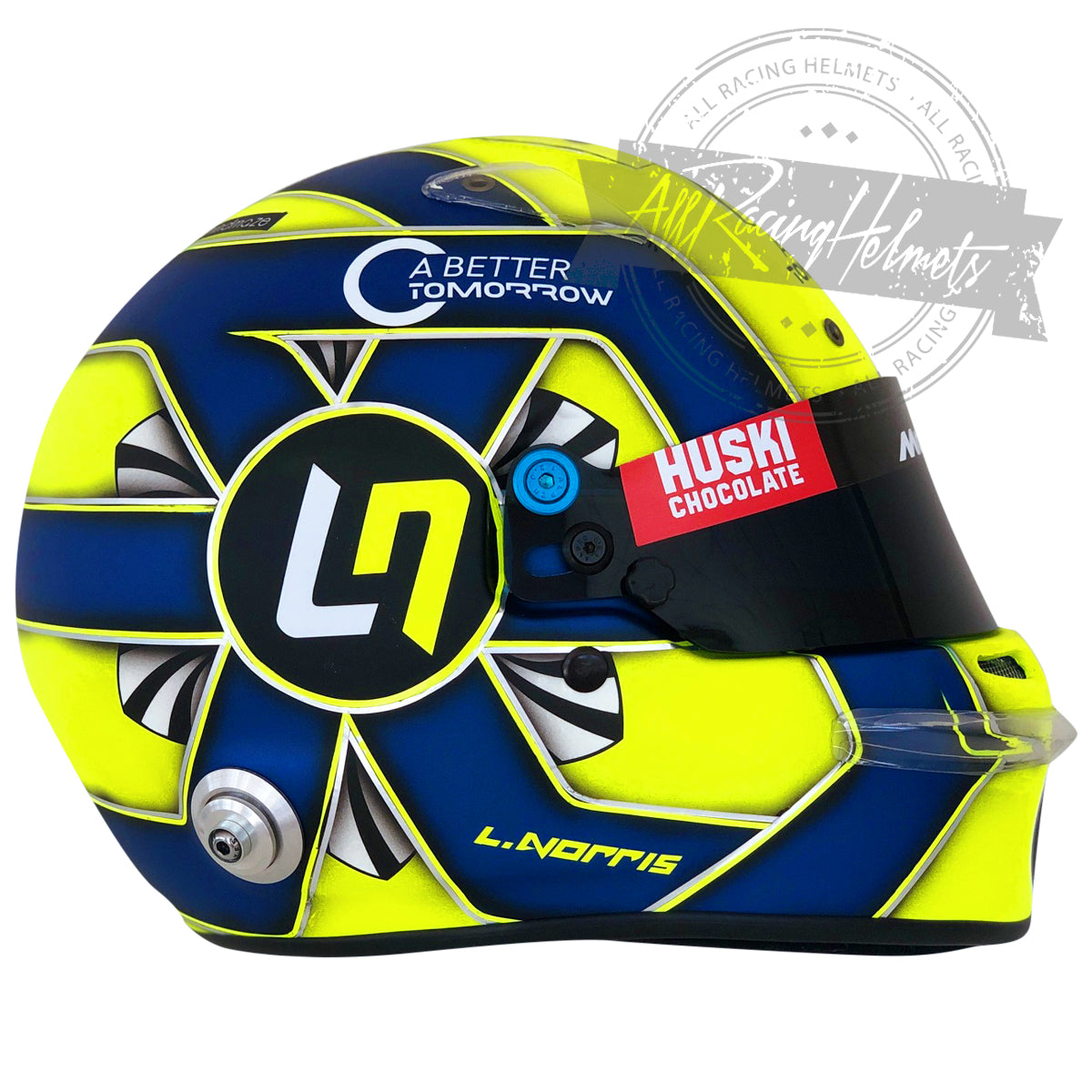 Casque réplique Lando Norris 2020 F1 échelle 1:1