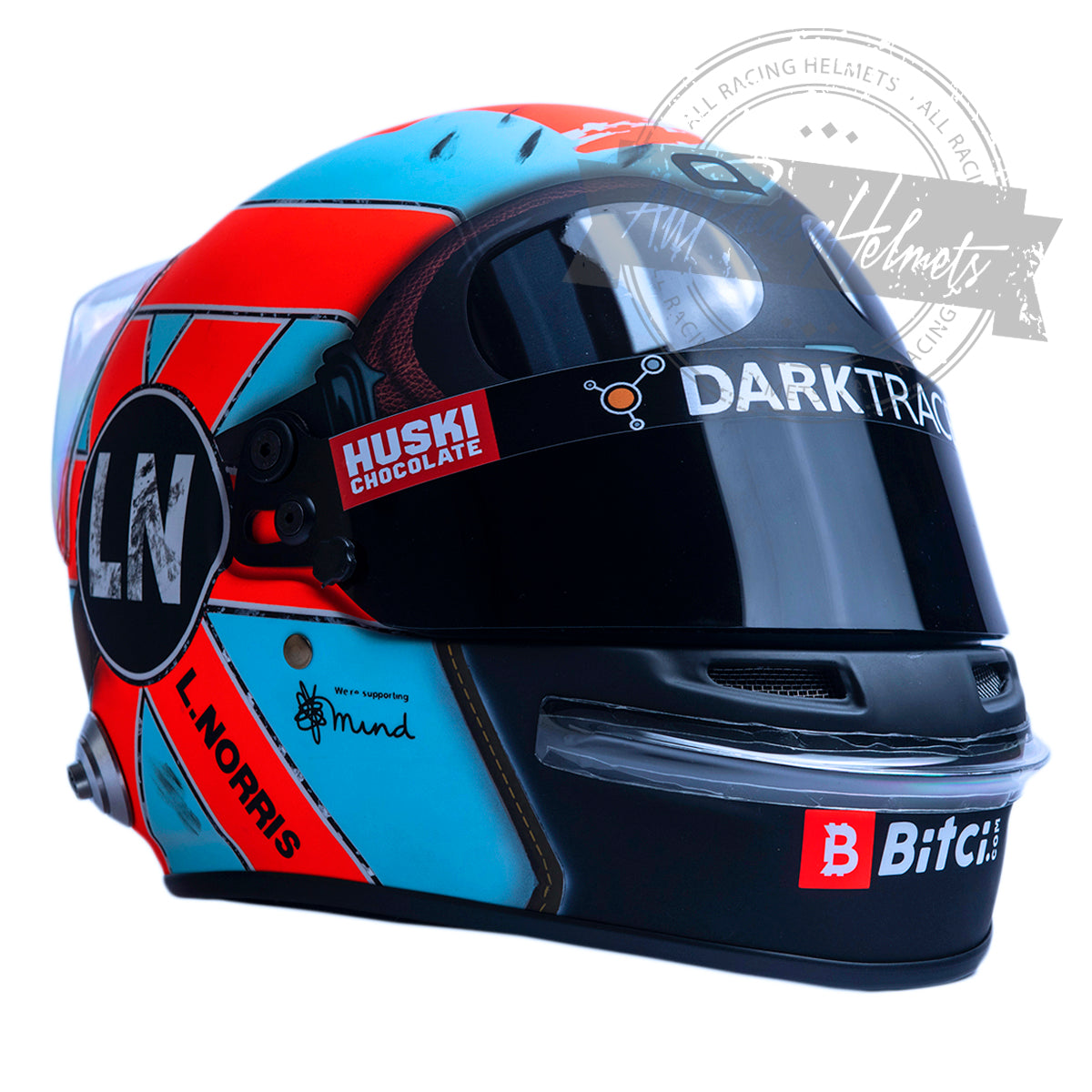Lando Norris 2021 Monaco GP F1 Replica Helmet 1:1 Scale