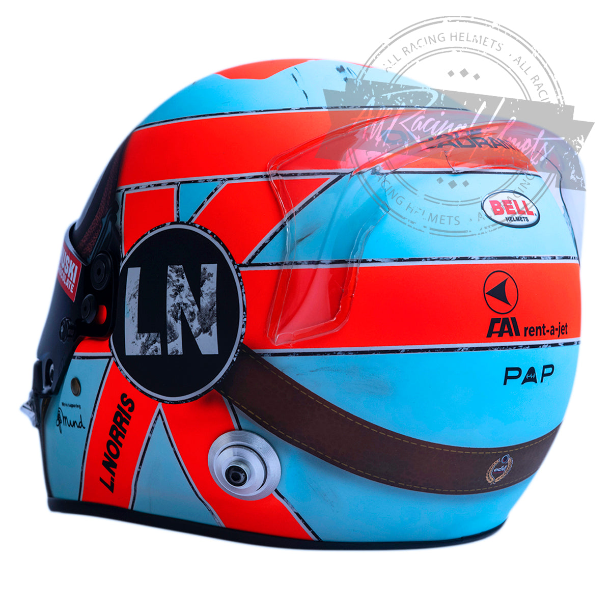 Lando Norris 2021 Monaco GP F1 Replica Helmet 1:1 Scale