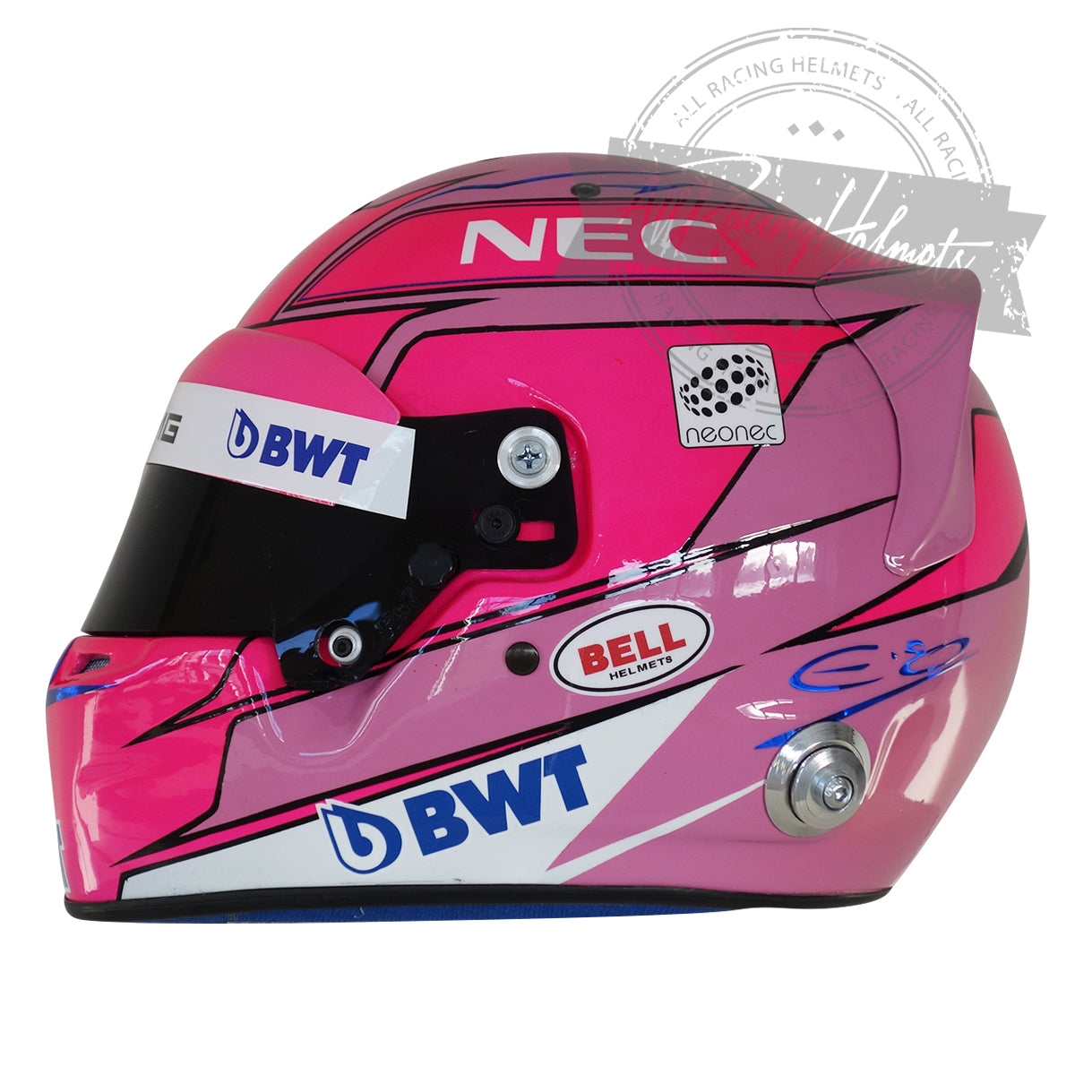 Casque Réplique Esteban Ocon F1 2018 Échelle 1:1