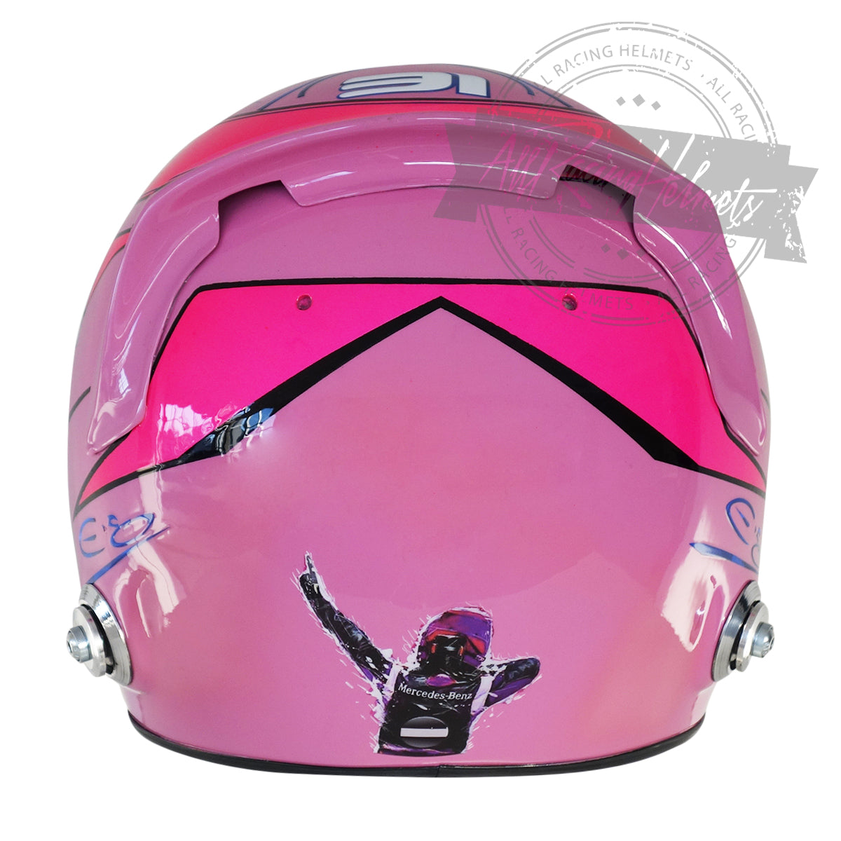 Casque Réplique Esteban Ocon F1 2018 Échelle 1:1