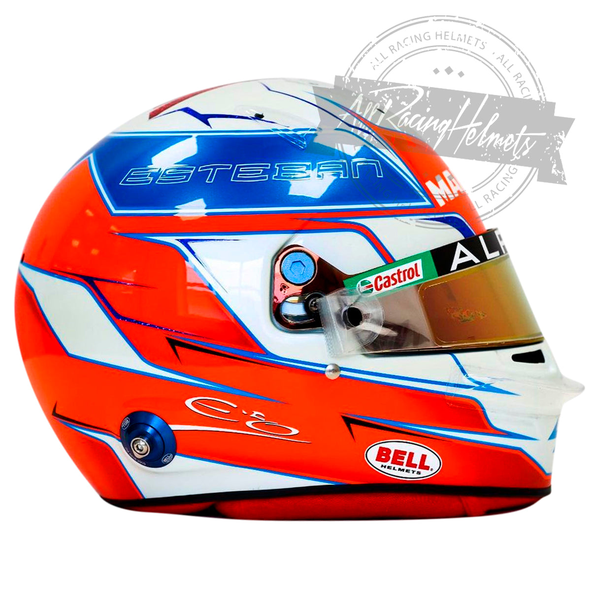 Esteban Ocon 2021 F1 Replica Helmet 1:1 Scale