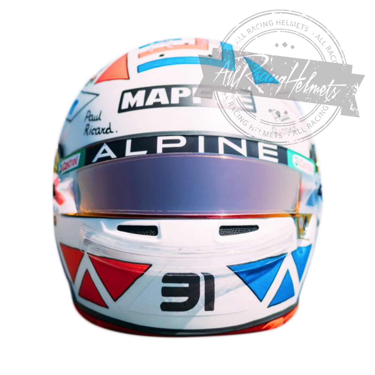 Esteban Ocon 2022 France GP F1 Replica Helmet 1:1 Scale