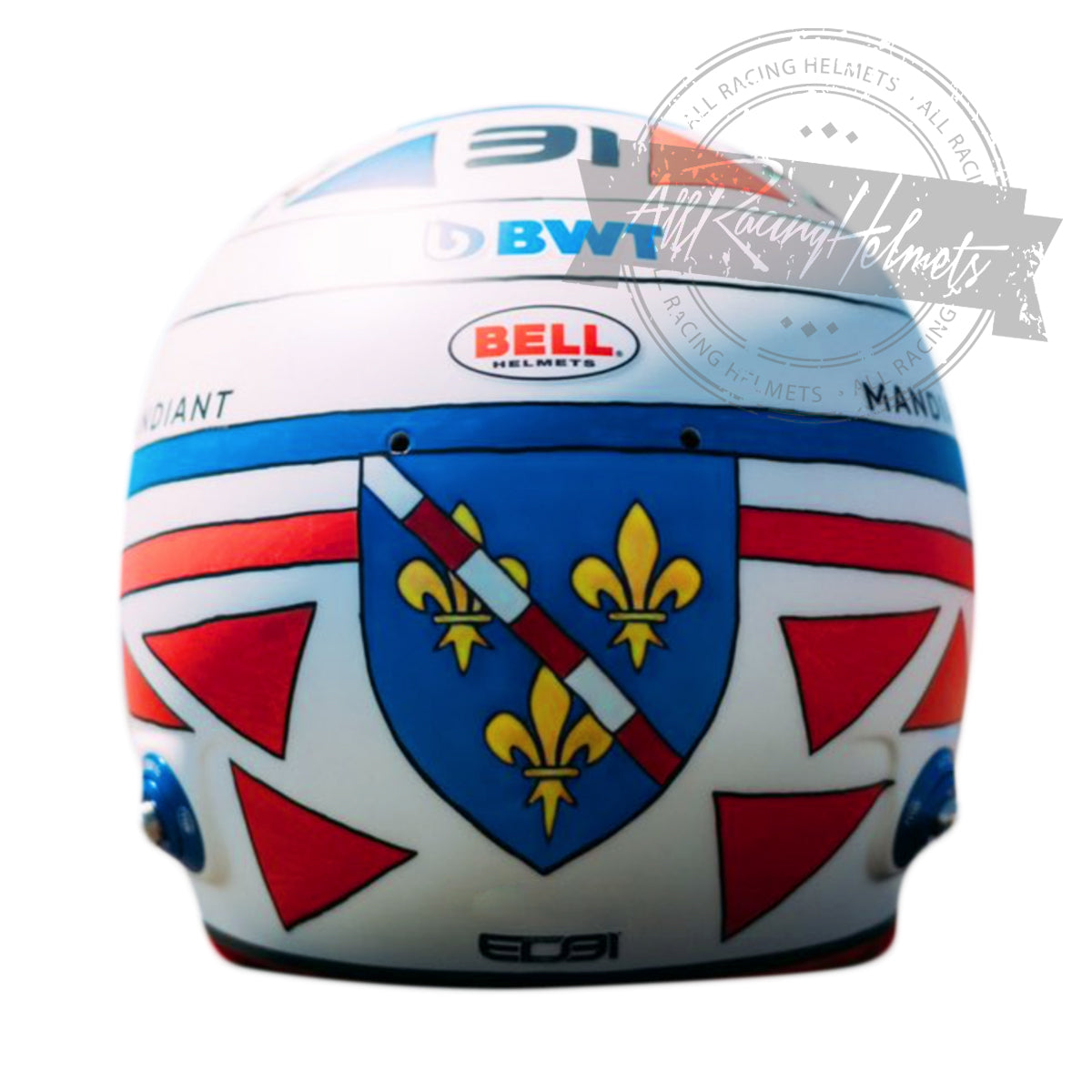 Esteban Ocon 2022 France GP F1 Replica Helmet 1:1 Scale