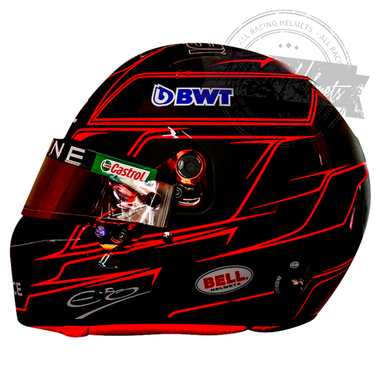 Casque Réplique Esteban Ocon F1 2023 Échelle 1:1