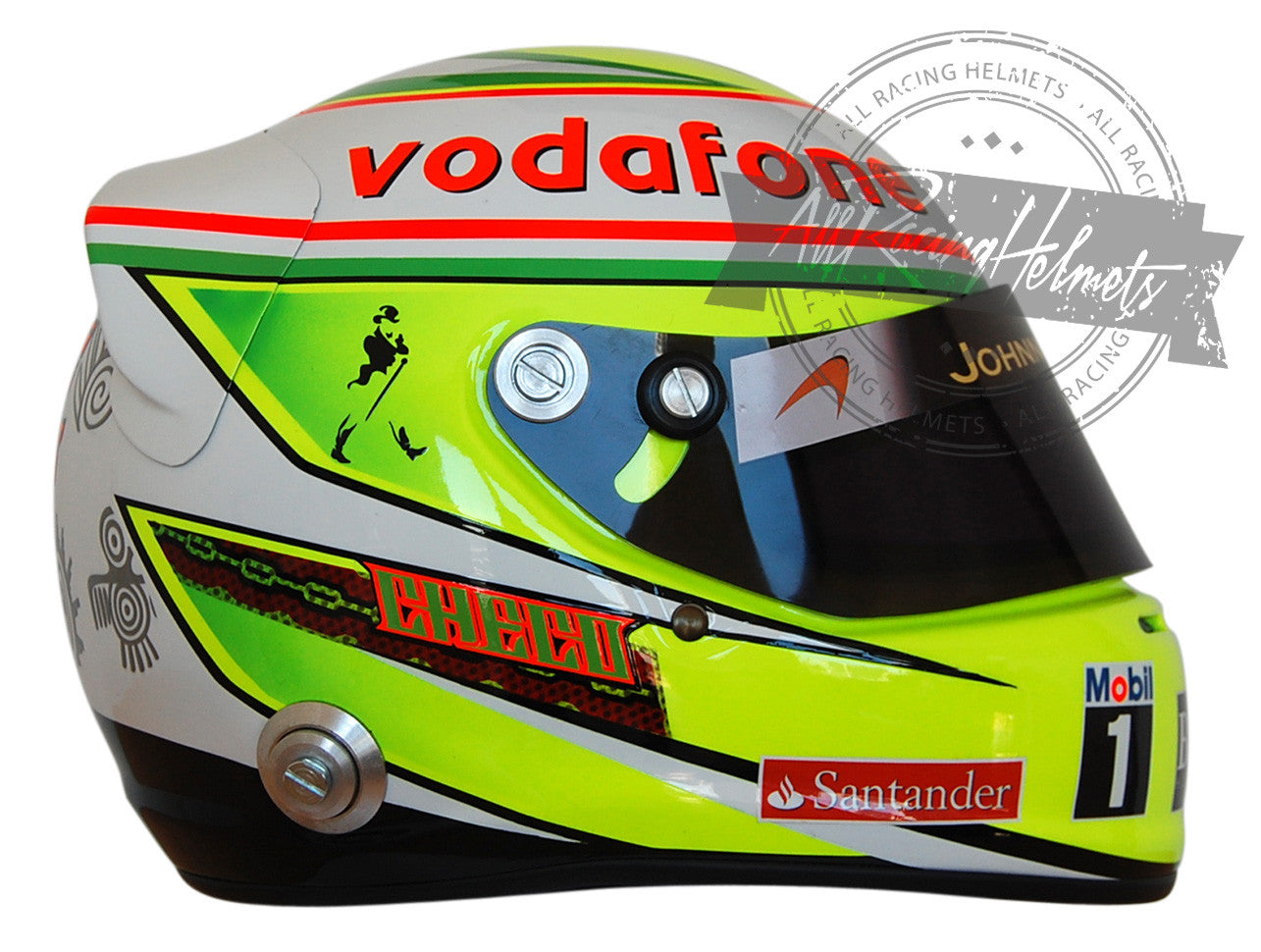 Casque Réplique F1 Sergio Perez 2013 Échelle 1:1