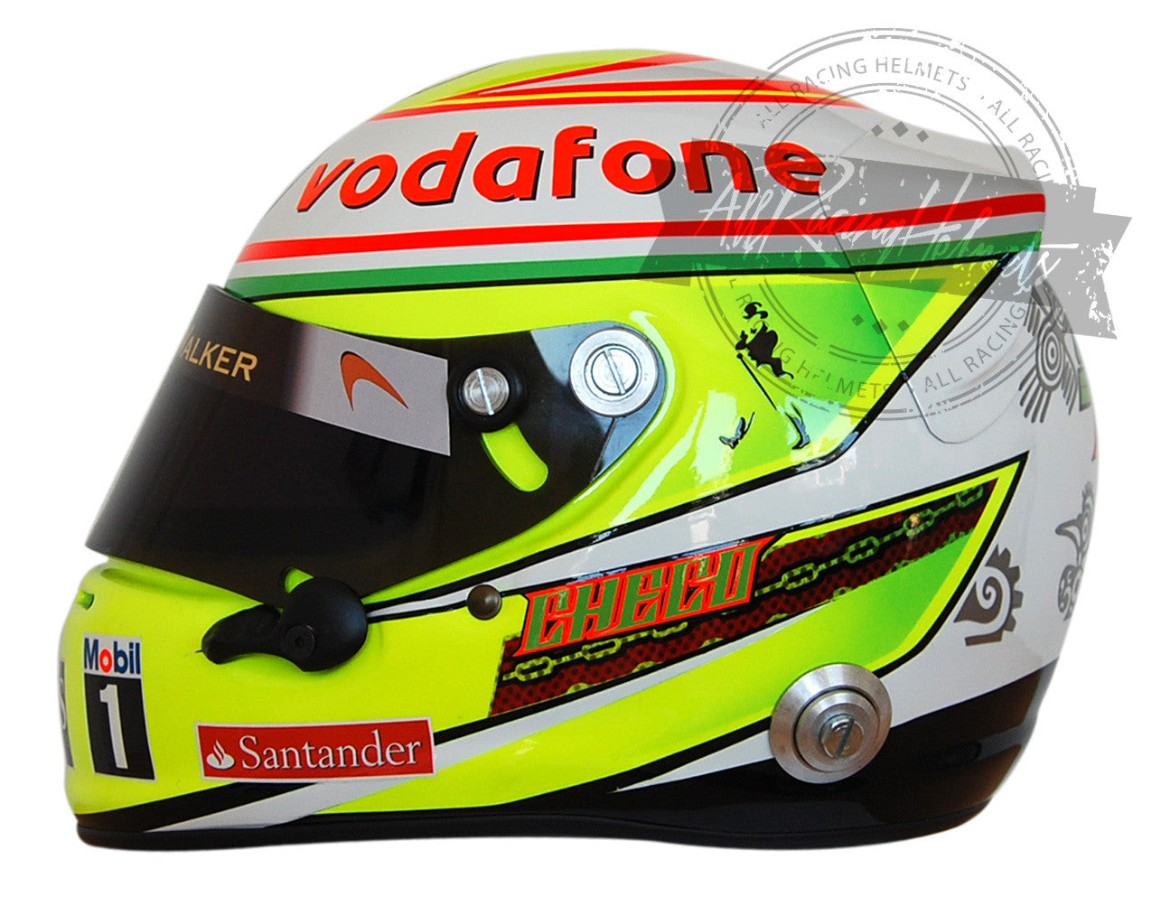 Sergio sales perez helmet
