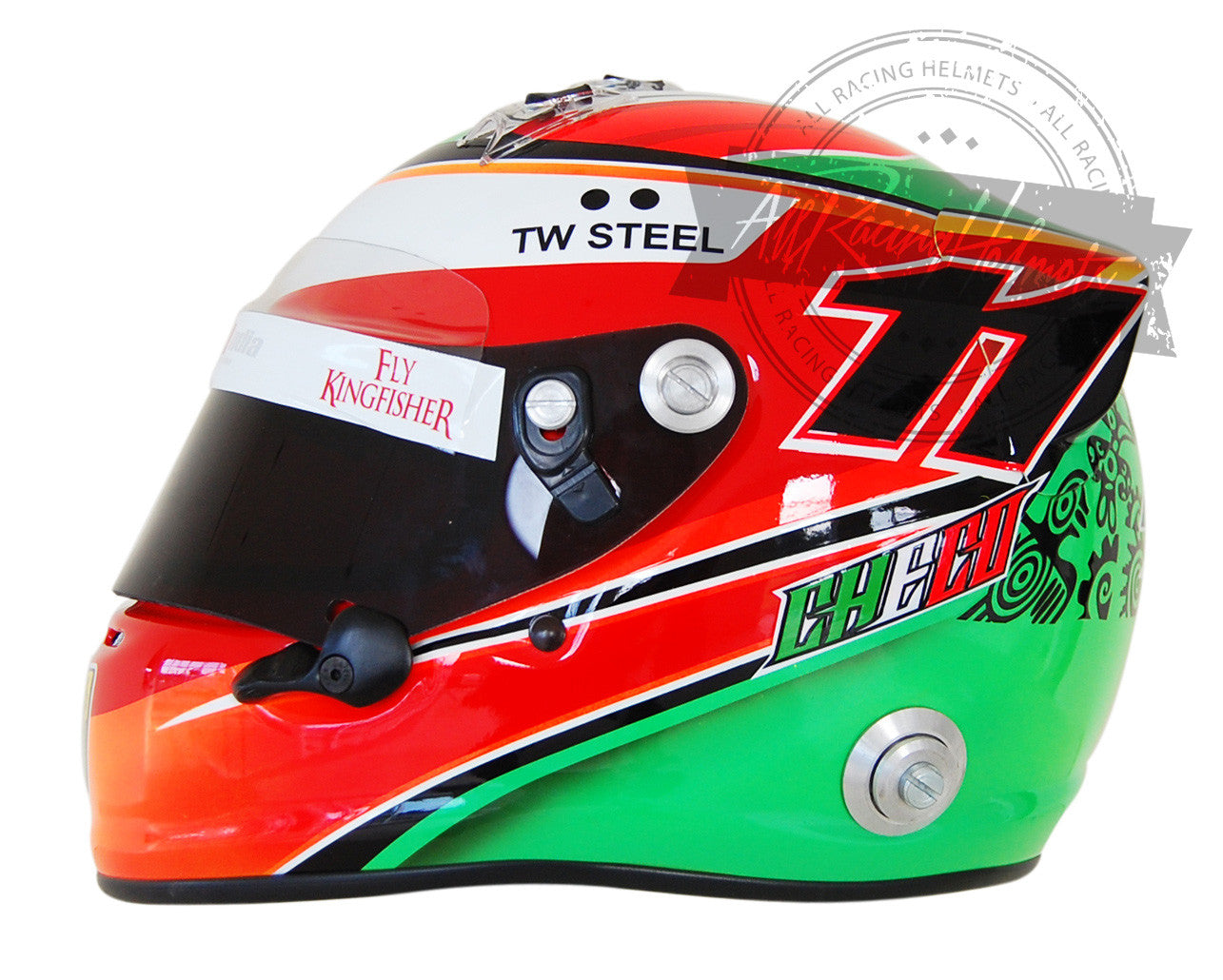 Sergio Perez 2014 F1 Replica Helmet Scale 1:1 – All Racing Helmets