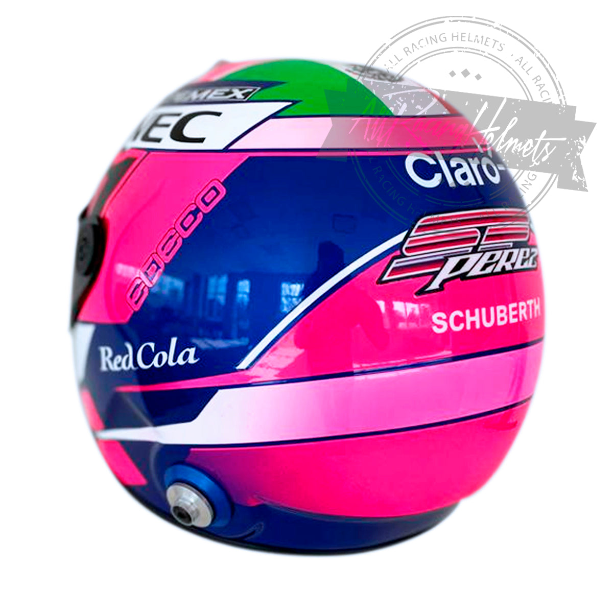 Casque réplique F1 Sergio Perez 2019 à l'échelle 1:1