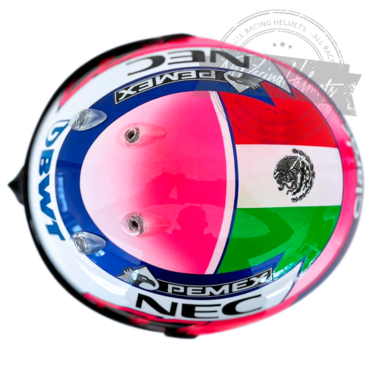 Casque réplique F1 Sergio Perez 2019 à l'échelle 1:1