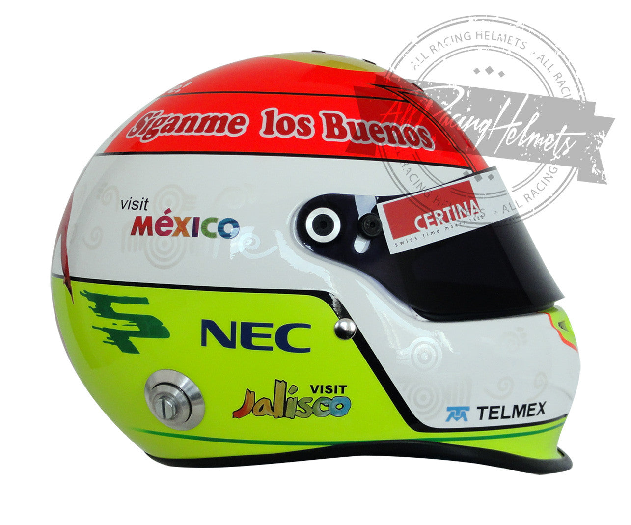 Sergio Perez 2012 Monaco GP F1 Replica Helmet 1:1 Scale