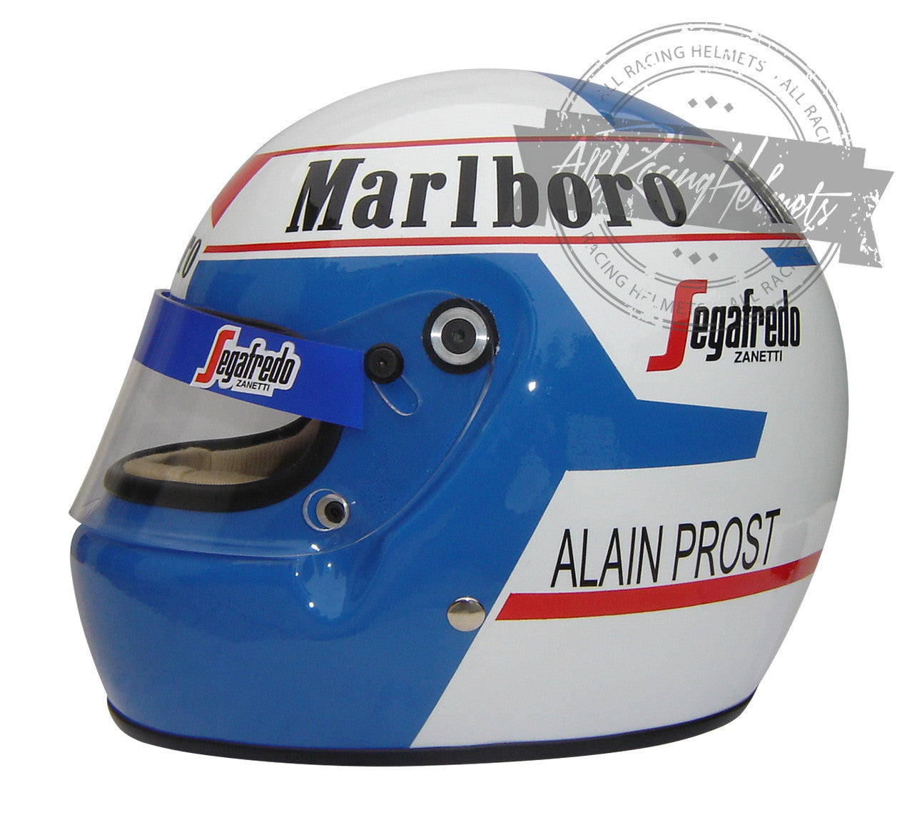 Alain Prost 1985 F1 Replica Helmet 1:1 Scale