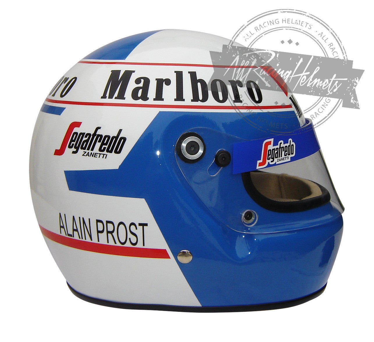 Alain Prost 1985 F1 Replica Helmet 1:1 Scale