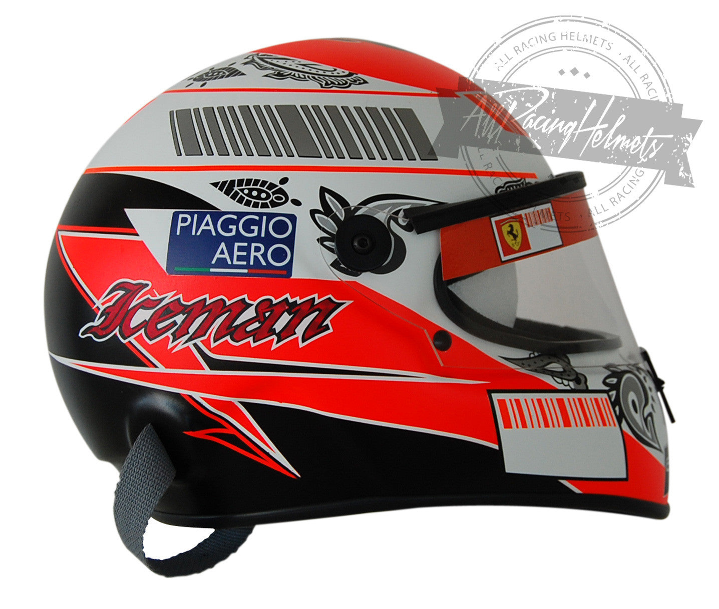 Kimi Raikkonen 2009 "Black" F1 Replica Helmet 1:1 Scale