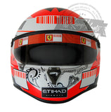 Kimi Raikkonen 2009 "Black" F1 Replica Helmet Scale 1:1