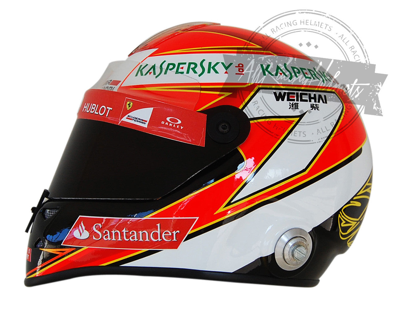 Kimi Raikkonen 2014 F1 Replica Helmet 1:1 Scale
