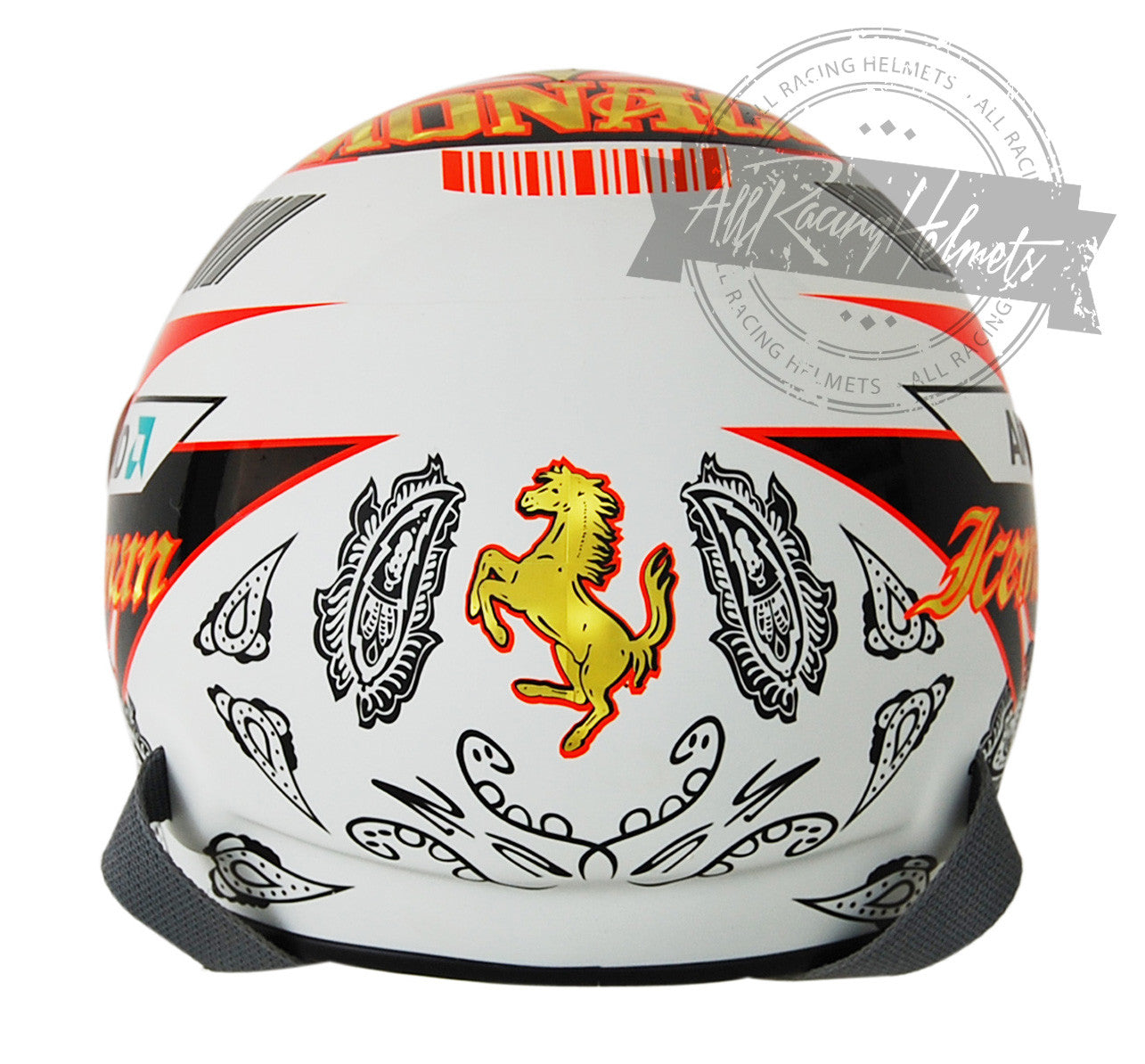 Kimi Raikkonen 2008 Monaco GP F1 Replica Helmet 1:1 Scale