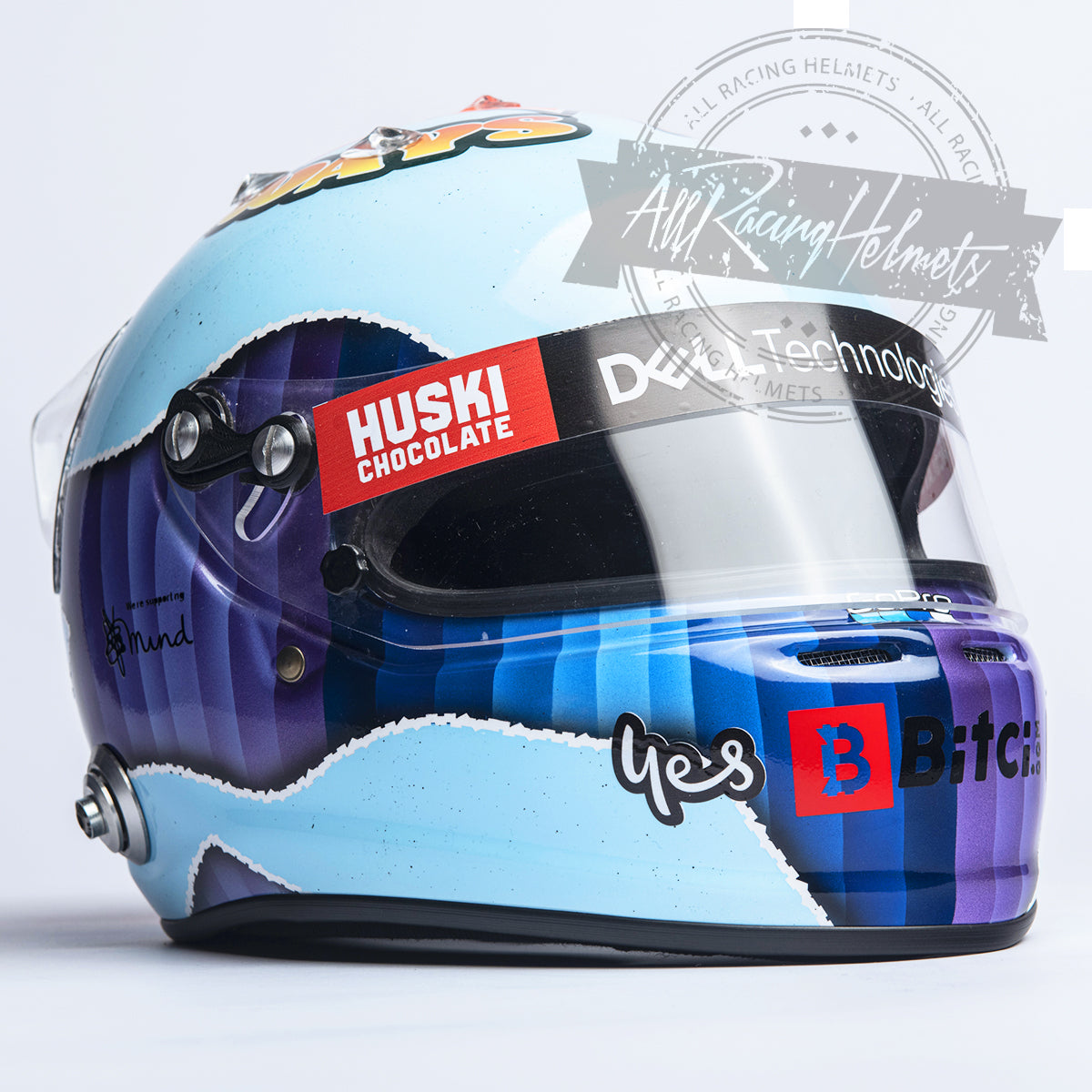 Casque réplique F1 Daniel Ricciardo Grand Prix d'Italie 2021 à l'échelle 1:1