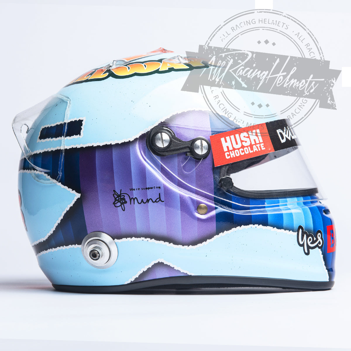 Casque réplique F1 Daniel Ricciardo Grand Prix d'Italie 2021 à l'échelle 1:1