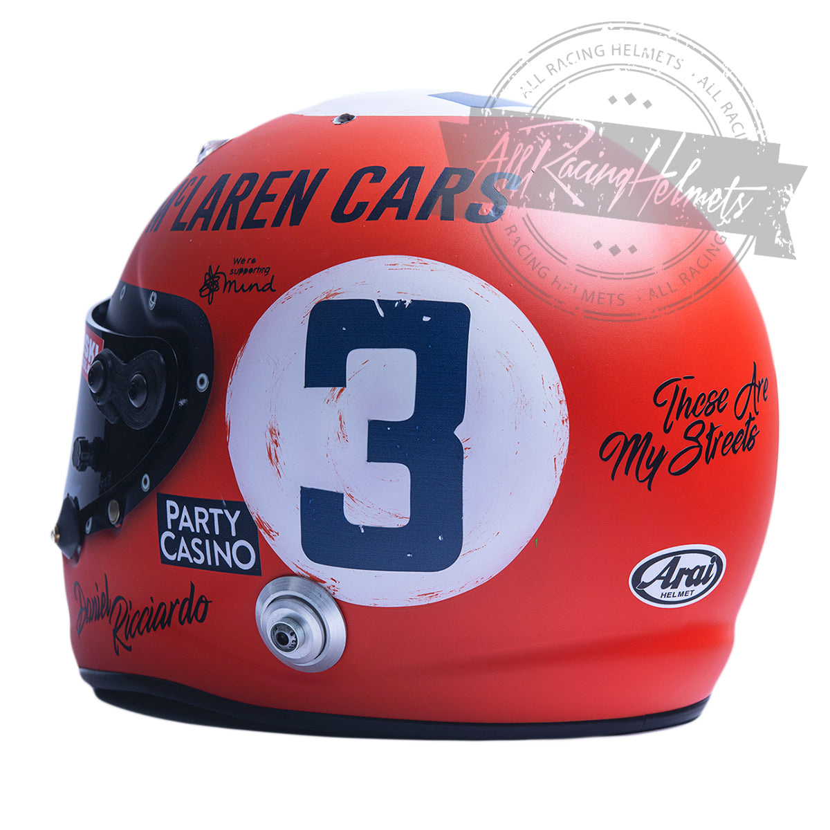 Daniel Ricciardo 2021 Monaco GP F1 Replica Helmet 1:1 Scale
