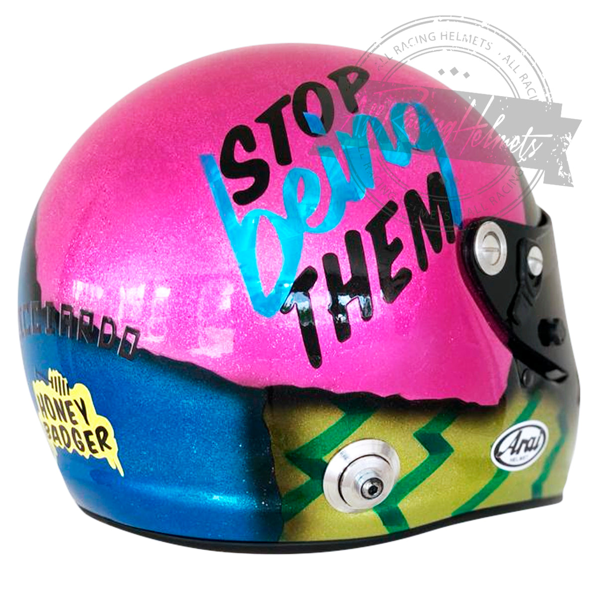Casco Réplica Daniel Ricciardo GP Singapur F1 2019 Escala 1:1