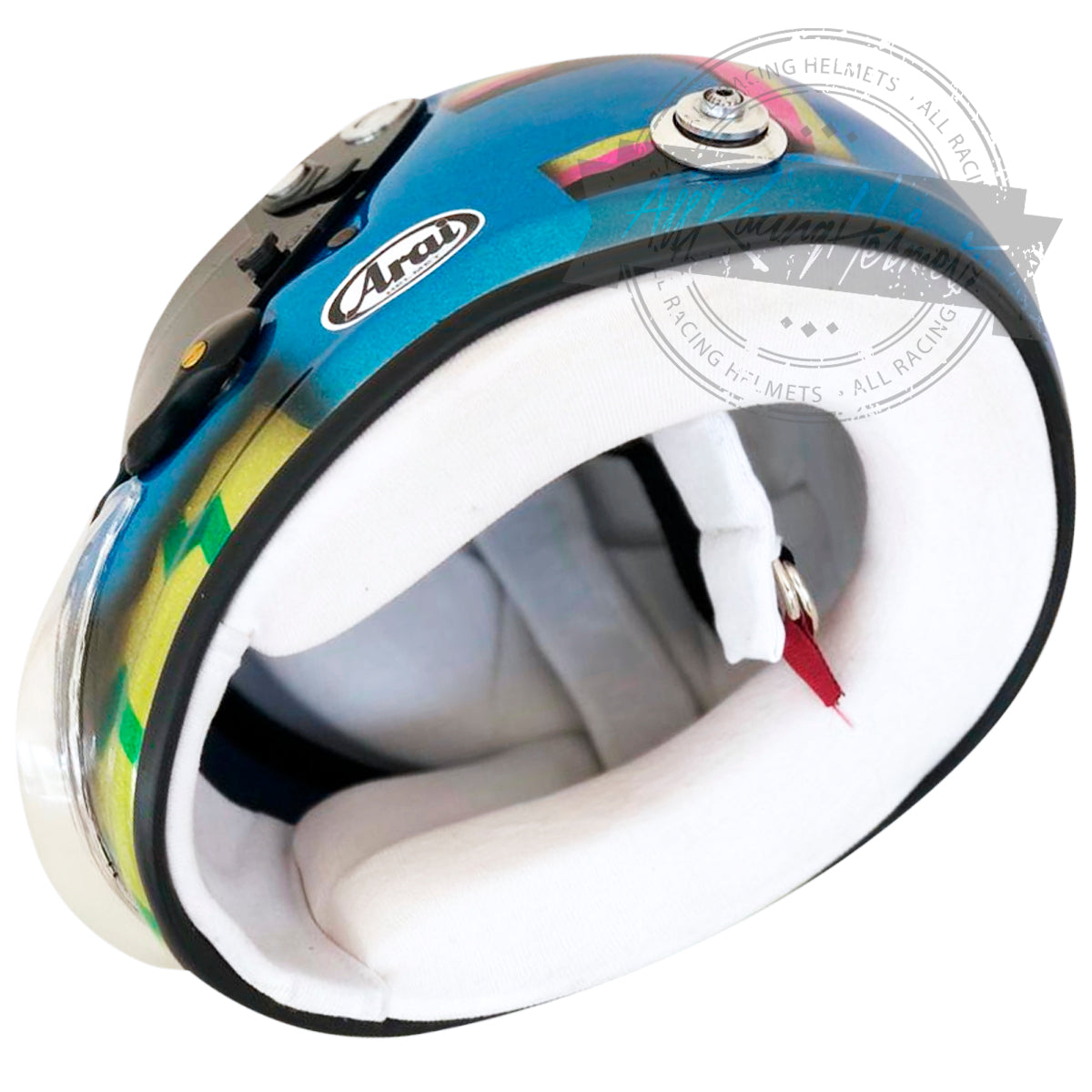 Casco Réplica Daniel Ricciardo GP Singapur F1 2019 Escala 1:1